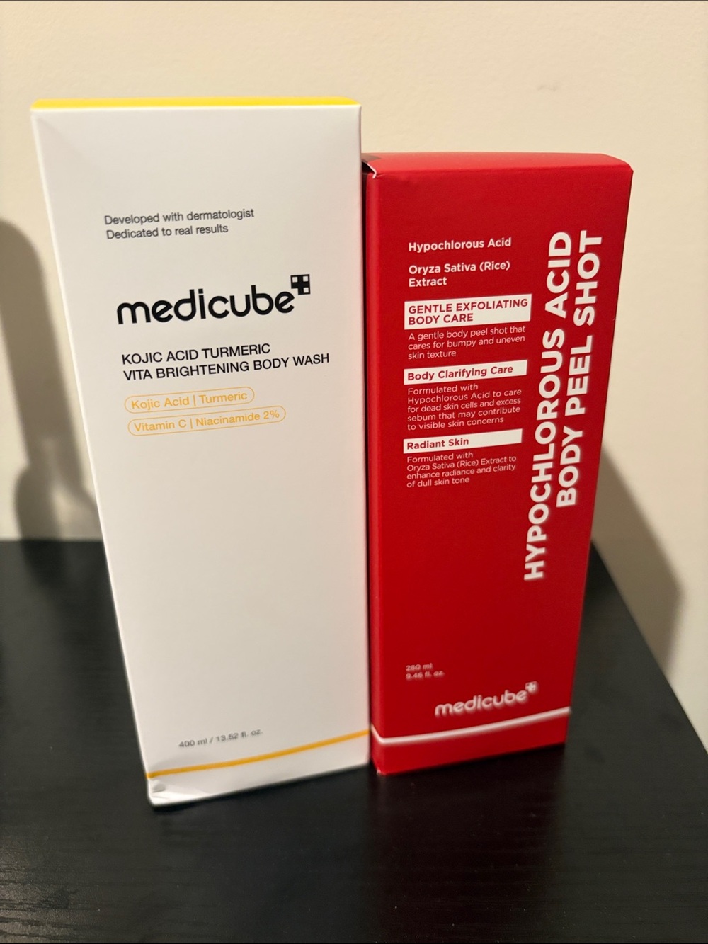Skin care Dual Body wash Duo: Turmeric Body Exfoliation for Dead Skin (2)